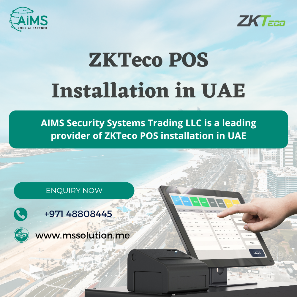 ZKTECO POS Installation in UAE Dubai