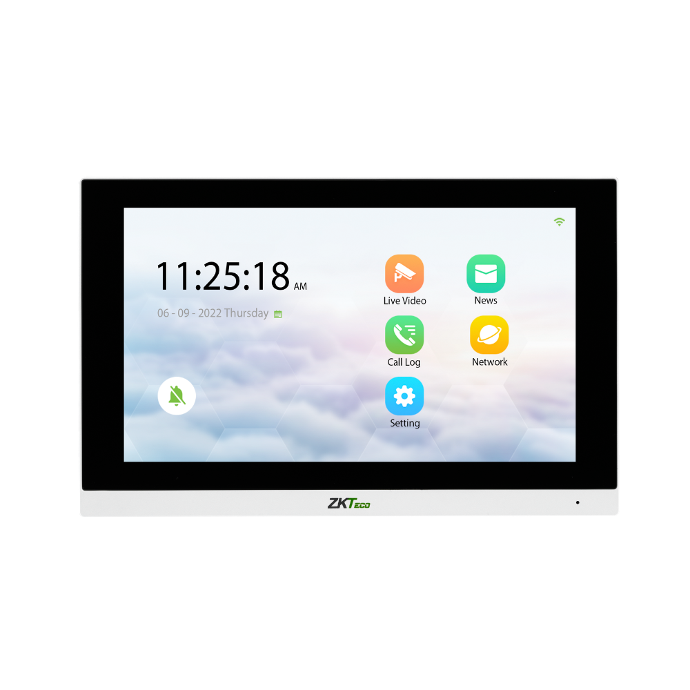 Image of ZKTeco VT07-B0-W Smart IP Video Indoor Monitor
